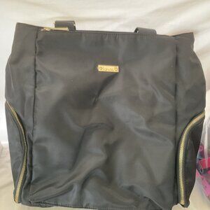 Kiinde Anika Breast Pump Baby Bag Cooler Pocket Laptop Compartment New Black Zip